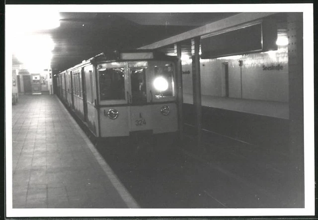 Fotografie unbekannter Fotograf, Ansicht Berlin, Bahnhof Seestraße, U-Bahn Trie