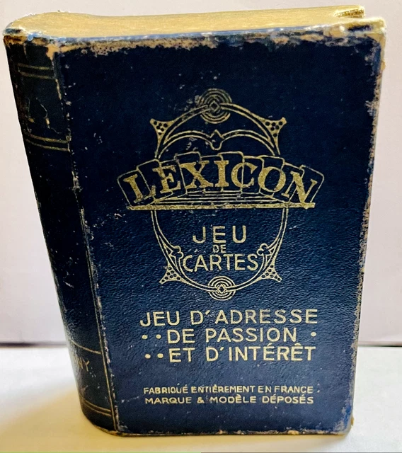JEU DE CARTES Lexicon 1937 EUR 10,00 PicClick FR
