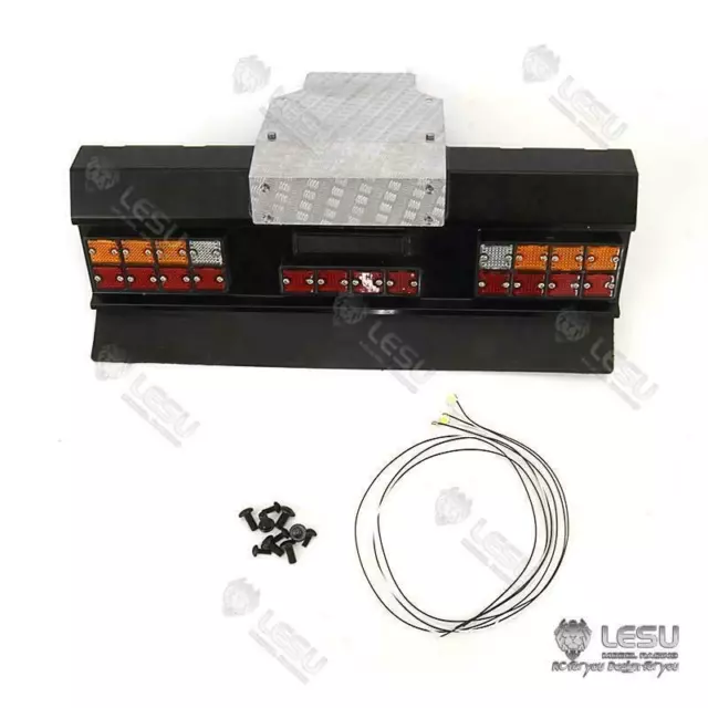 LESU Taillight Rear Beam Set DIY 1/14 RC Tamiye  R470 R620 Truck Trailer