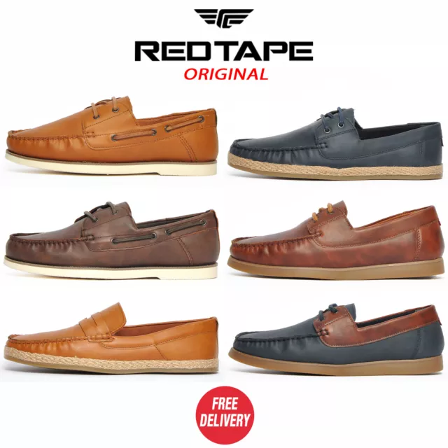 SALE - Red Tape Mens Designer Deck Boat Smart Casual Comfort Fashion Shoes