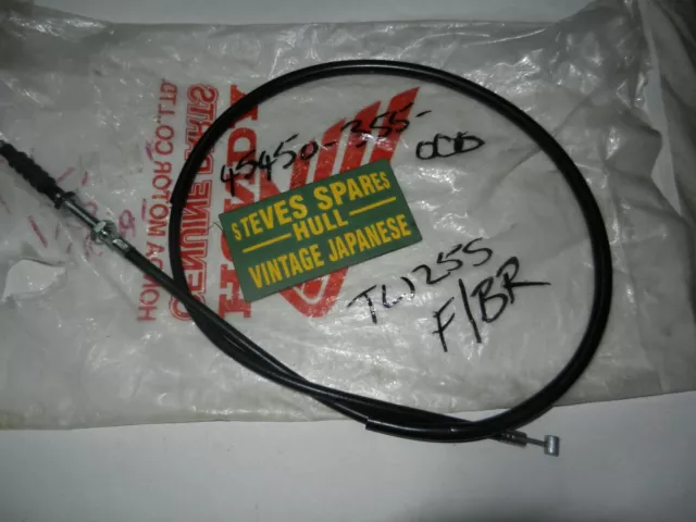 HONDA TL125S FRONT BRAKE CABLE ,45450-355-000 ,genuine nos. NLA,