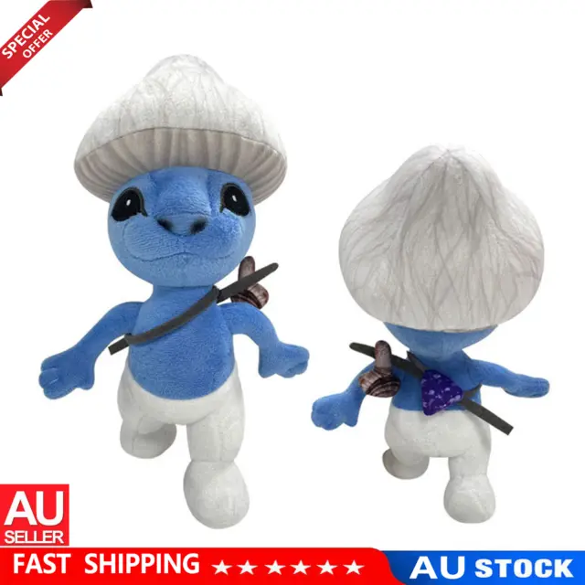 25cm Cute Smurf Cat Soft Stuffed Plush Doll Toy Kids Xmas Gifts 2024 NEW