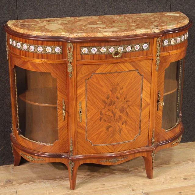 Antique Style Napoleon III Ceramic Dresser Marked Floor Furniture 900