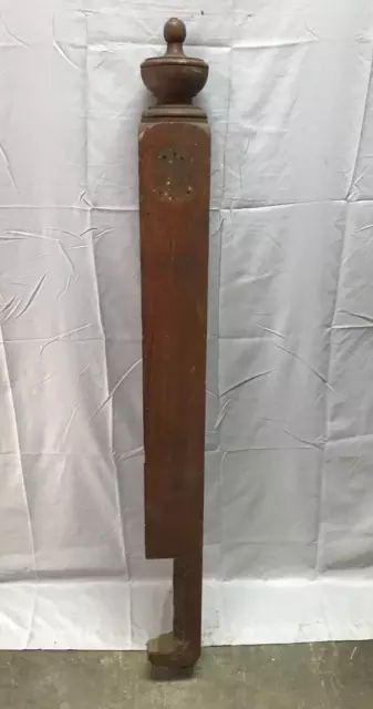 Antique Decorative Urn Top Finial Corner Post 5x54 Old VTG Staircase 813-23B
