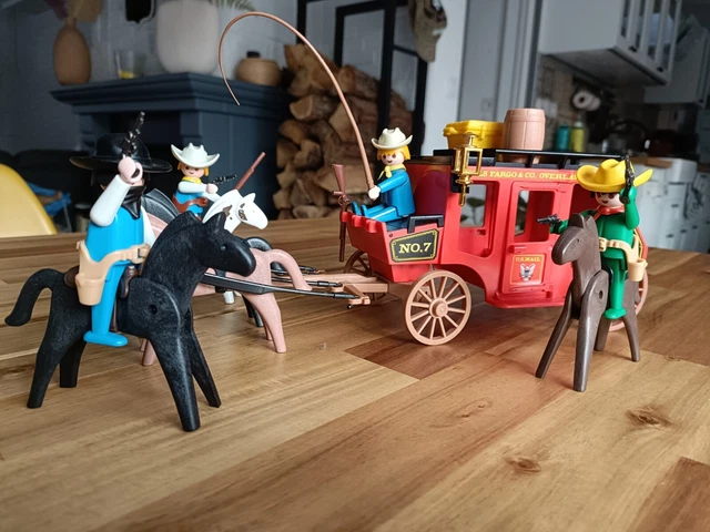 PLAYMOBIL VINTAGE 3245 Diligence Wells Fargo & Co Stagecoach 1977 EUR 24,99 - ES