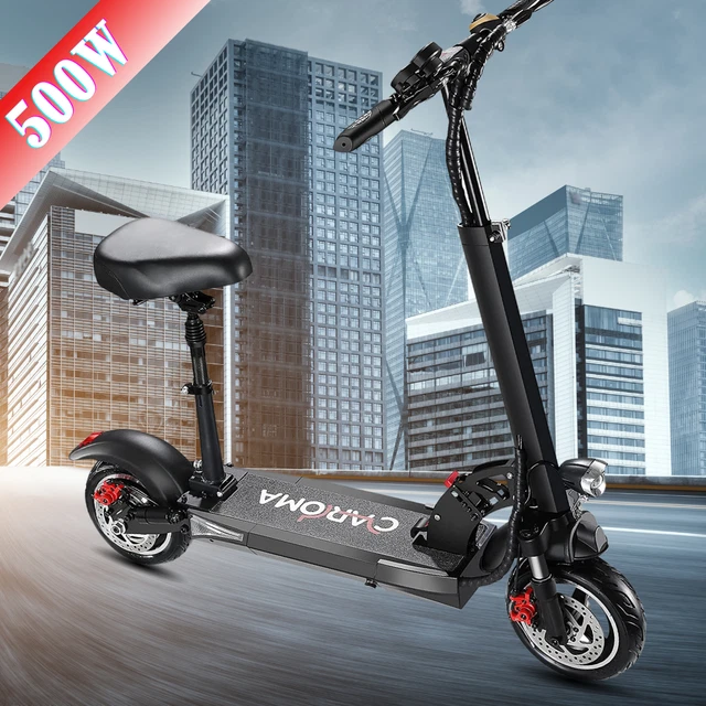 500WELECTRIC SCOOTER LONG Range Folding Adults EScooter Safe Urban