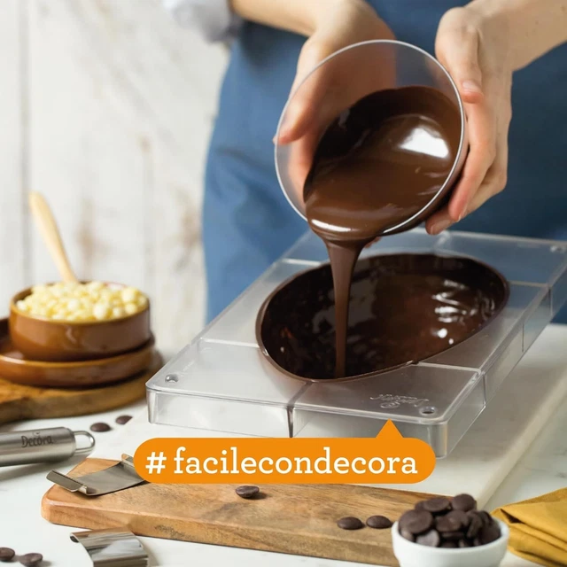 Stampo Cioccolato Policarbonato Uovo Pasqua - Capacità 100g, Per Creazioni Dolciarie - Foto 4