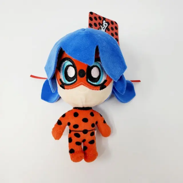 Zag Miraculous Tales of Ladybug + Cat Noir Mini Plush Clip Ons : YOU CHOOSE!