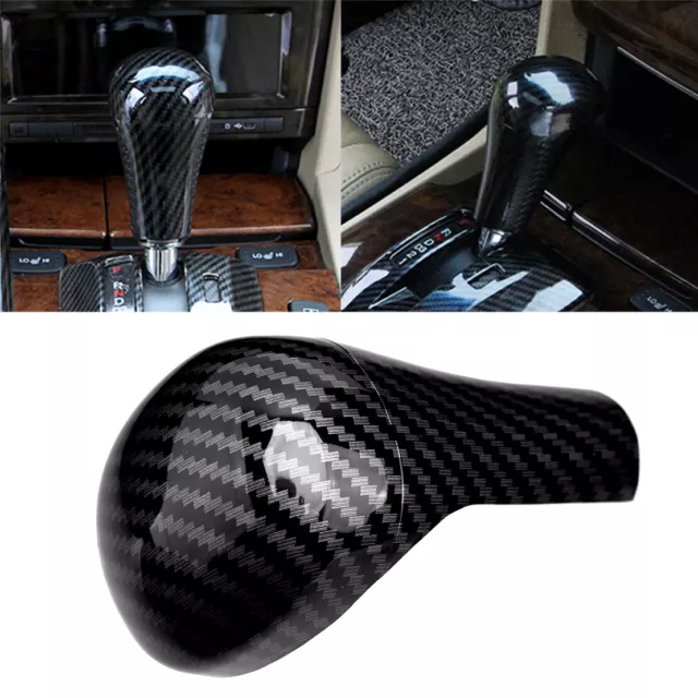 Gear Shift Knob Cover Trim fit for Honda Accord Carbon Fiber Texture O