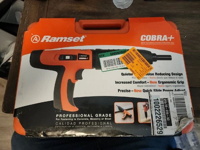 Ramset 16942 Cobra+ 0.27 Caliber Semi-Automatic Powder-Actuated Tool