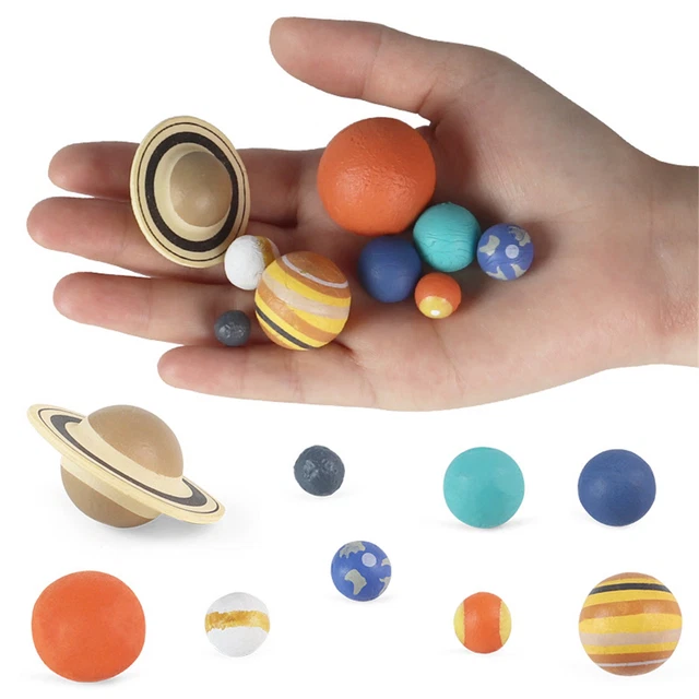 SOLAR SYSTEM PLANETARIUM Nine Planets Model Astronomy Science Kit for ...