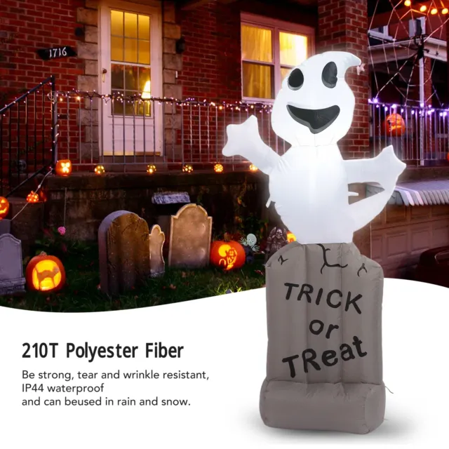 Fantasmi gonfiabili di Halloween decorazione lapide con soffiatore soffia fantasmi spina Stati Uniti