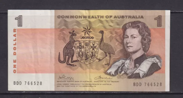 AUSTRALIA  - 1966-72 1 Dollar Circulated Banknote
