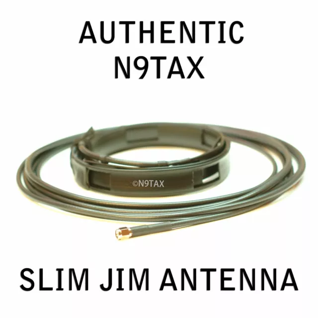 Authentic N9TAX VHF Slim Jim J-Pole For HT 2 Meter Antenna 16' Coax !!!