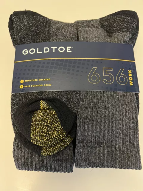 Gold Toe Men's 656s Cotton Crew Athletic Socks, Multipairs 6Pack /12Pack
