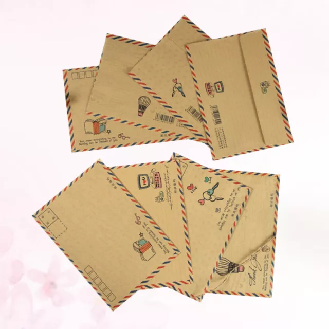 8 Pcs Envelope Card Paper Decorative Envelopes Square Photo