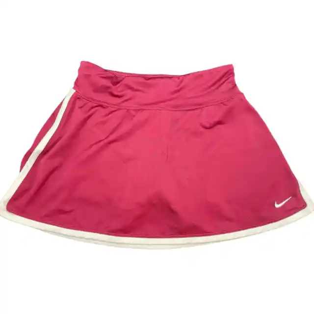 Womens Skort Nike Tennis Golf Dri-Fit Athletic Red Skirt-SZ S