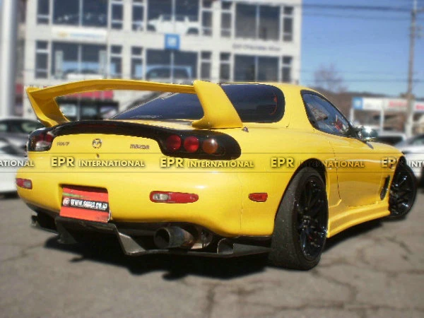 FIBER GLASS FOR Mazda RX7 FD3S Mazdaspeed Rear Trunk Boot Lip Spoiler ...