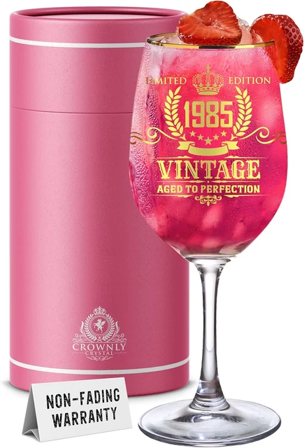 Bicchiere Whisky Personalizzato Con Lettera - Cristallo Senza Piombo, 10 Oz, Con Scatola Regalo