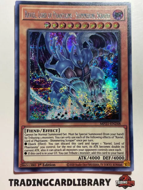 Yugioh - Raviel Lord of Phantasms - Shimmering Scraper - 1st Edition Mint