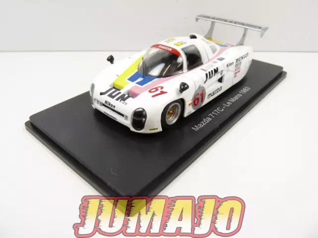 24H147 1/43 HACHETTE Japon 24 Heures Le Mans : Mazda 717C 1983 Allam #61