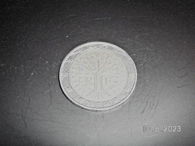 2 Euro Münze Liberte Egalite Fraternite 2000 picclick.it
