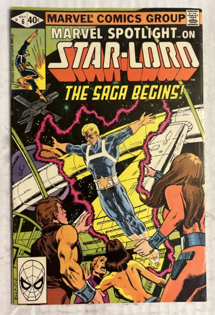 MARVEL SPOTLIGHT on STAR-LORD #6, FN/VF Guardians of the Galaxy, 1979 1980 C8