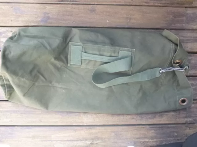 British Army Kit Bag Heavy Duty Canvas Deployment Duffel Bag Stuff Sack Military