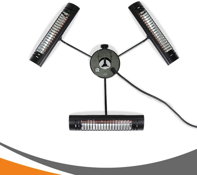 elektrisch Sonnenschrim Infrarot Heizstrahler für Terrasse | Outdoor parasol