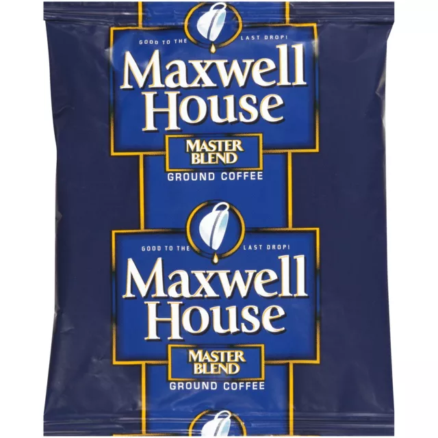 Maxwell House Master Blend Ground Coffee, 42 Ct Casepack, 1.1 oz Packets