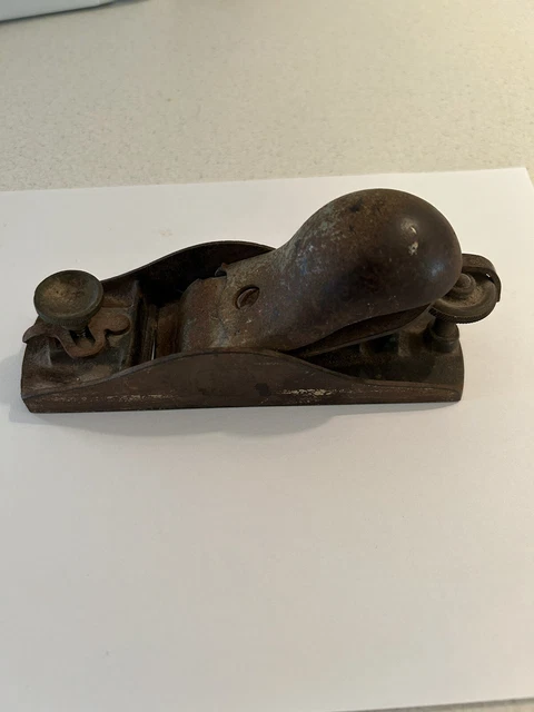 Vtg Stanley Block Plane USA #18 Antique Hand planer
