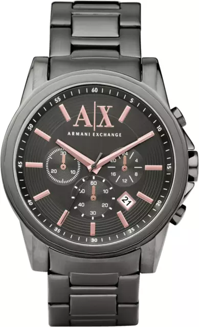 Armani Exchange Orologio Da Uomo, Cronografo Al Quarzo, Cassa in Acciaio Inossid