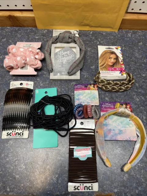 Hair Accessories 8 Piece Lot Various Items