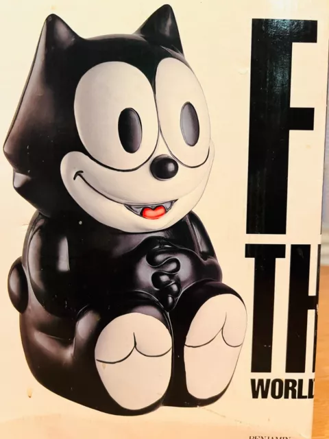 SALE! Vintage Felix The Cat Cookie Jar, Benjamin Medwin, New, Open Box!