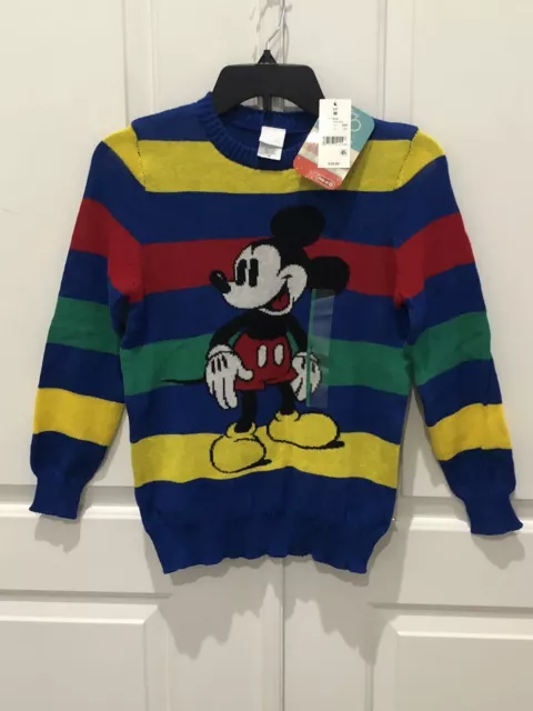 Disney 100 Size M Target Exclusive Mickey Mouse Kids Unisex Sweater New