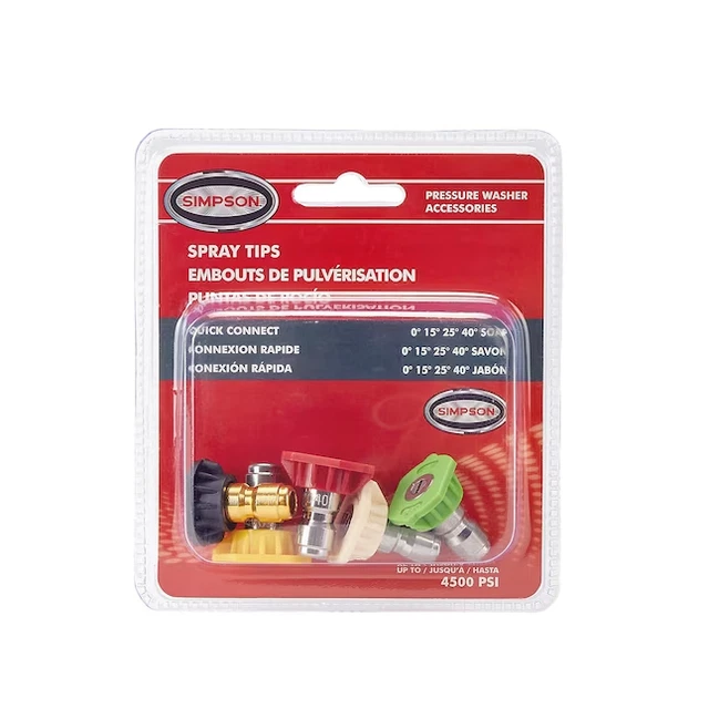 Simpson Quick Connect Pressure Washer Nozzle 5 Piece Set
