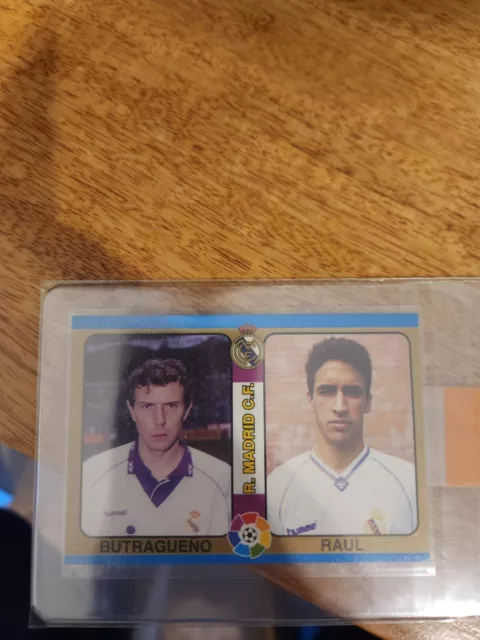 1994 Mundi Cromo Futbol Total Liga '95 Raul Gonzalez Blanco Rookie