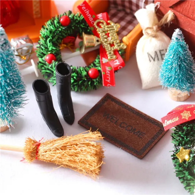 Miniature Model Dollhouse Accessories Christmas Decor Decoration for Doll House