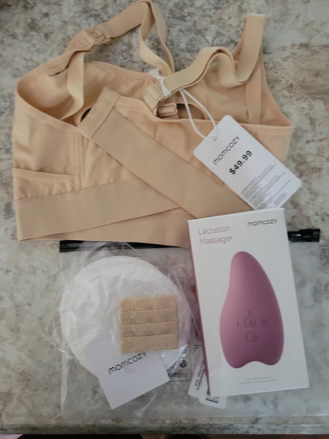 Momcozy Lactation Massager & hand free Breastpump Bra BUNDLE!! NEW!
