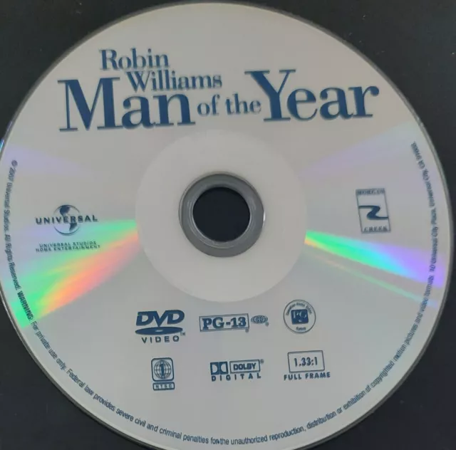 Man of the Year (DVD, 2007, Full Frame Edition) BUY 2 GET 1 FREE 3