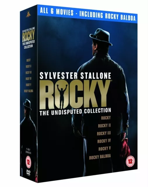 ROCKY Series 1-5 Complete Film Collection Part 1 2 3 4 5 BALBOA Sealed UK R2 DVD