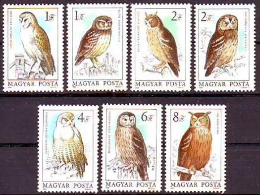 HUNGARY - 1984. Owls - MNH