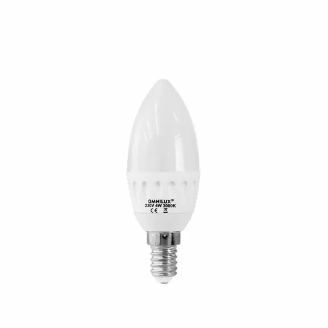 OMNILUX C-37 LED Bougie 230V 4W E-14 3000K