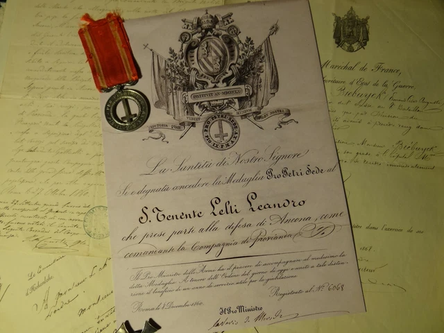 DIPLÔME POUR MÉDAILLE 