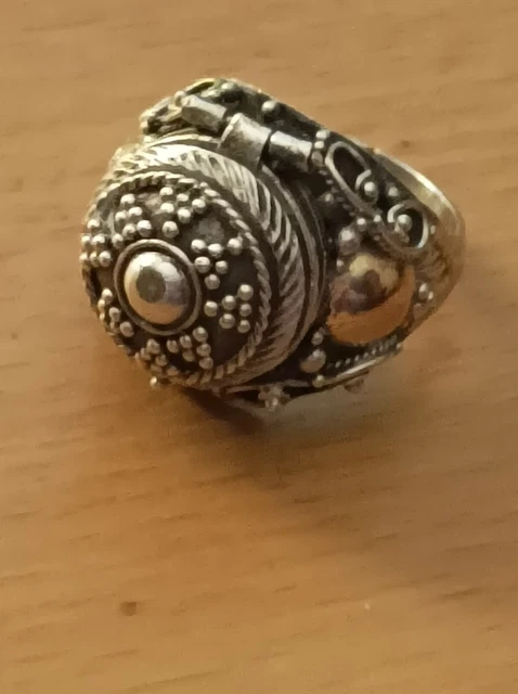 Bague Ancienne Argent 925 – Strass – Taille 56 – Bijou Vintage
