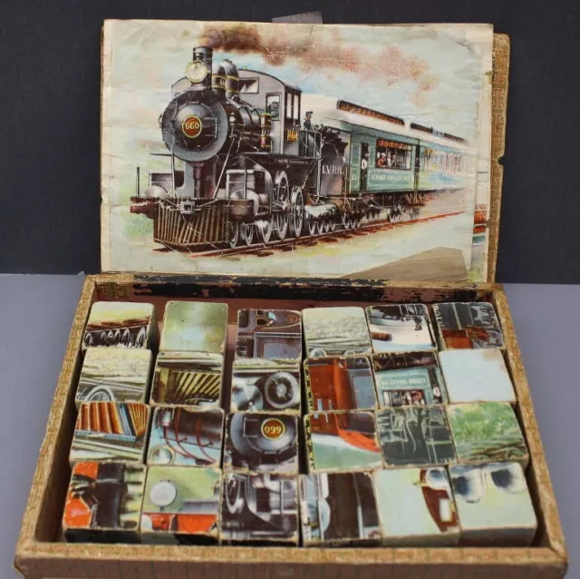 Antique 'Steam Engine' Train Jigsaw Puzzle