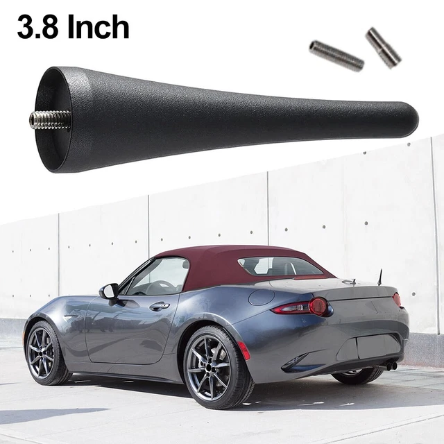ANTENNA / AERIAL Stubby Bee Sting For Mini Cooper Black & Carbon 7.5cm