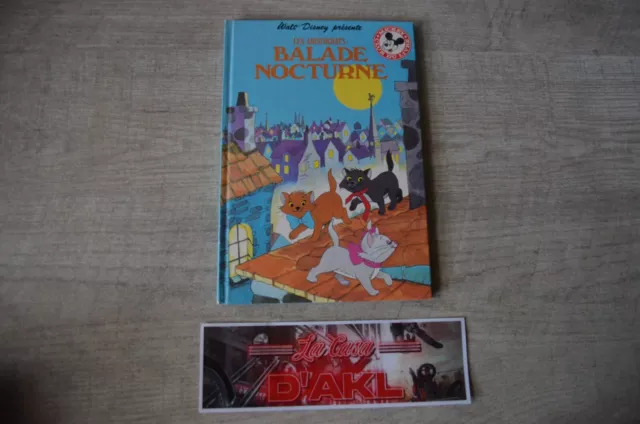Ancien Livre Disney - Mickey Club du Livre 1984 Les Aristochats Balade Nocturne