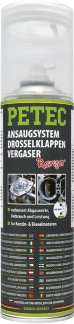 Petec Intake System Drosselklappen- & Carburettor Cleaner Spray 500ml