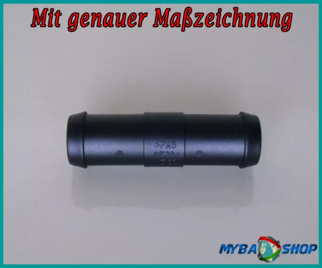 1x Plástico Abrazadera de Manguera Ø 18MM Recto
